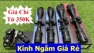 TOP 6 Ống Ngắm Giá Rẻ Dưới 1 TRIỆU Đáng Mua Nhất Năm 2023| Kính Ngắm Chống Nhảy Tâm/ Kính Ngắm PCP