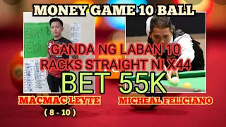 BET 55K HANDICAP || MICHEAL FELICIANO (MNL) 🆚 MACMAC (LEYTE 8-10 ) RACE 16 || September 6, 2022