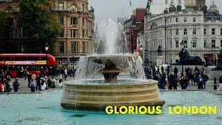 Glorious Central London Gadabout | Trafalgar Square, St James's Park, Buckingham Palace (4K)