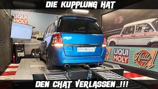 Die Kupplung hat den Chat verlassen!| Zafira B Turbo 3xxps bei Marco auf dem Prüfstand!​⁠@Halle77