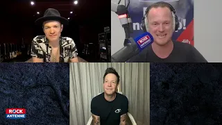 Sum41 and Simple Plan 2022: Deryck Whibley & Pierre Bouvier about touring together @ROCK ANTENNE