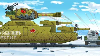 I BECAME A SOVIET ARMOR MONSTER! - Cartoons about tanks