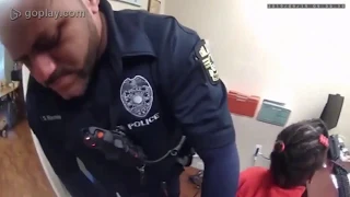 6year old girl begs for help during arrest at Florida school video(Full Video)