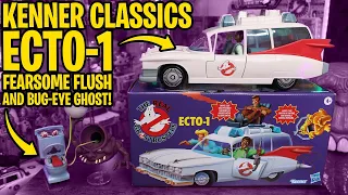 Real Ghostbusters Kenner Classics ECTO-1,  FEARSOME FLUSH, and BUG-EYE GHOST! (REVIEW)