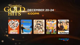 Kapamilya Channel HD: Kapamilya Gold Hits This Week (December 27-31) Weekdays Afternoon Teaser