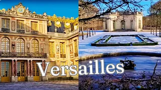 Versailles under the snow I France  Vlog 2024