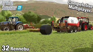 BUYING A MASSIVE GRASS FIELD Rennebu Competitive Multiplayer FS22 Ep 32