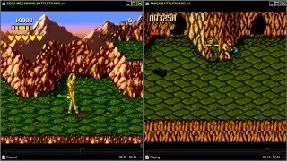 LETS HEAR AND SEE BATTLETOADS GAME IN MEGADRIVE AND AMIGA COMPARE COMPARE