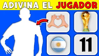 ️⚽🏆🥇Adivina el Jugador por EMOJI y Camisetas y Banderas de Jugadores de Fútbol Ronaldo,Messi,Mbappé