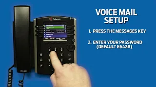 Setup voice mail | Polycom VVX-411