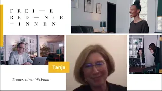 Wie im Webinar ein Gemeinschaftsgefühl zustande kommt: Tanja über die Freie Redner Ausbildung