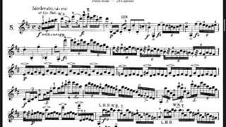Pierre Rode, Caprice No.5, notes / Роде , каприс 5, ноты | op.22