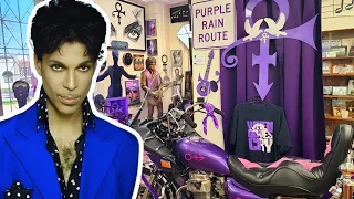 PRINCE Statue & Memorabilia at MINNESOTA Music HALL OF FAME New Ulm, MN