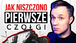 Jak bez broni przeciwpancernej niszczono pierwsze czołgi