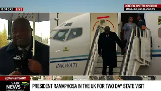 President Ramaphosa in the UK for two day State visit