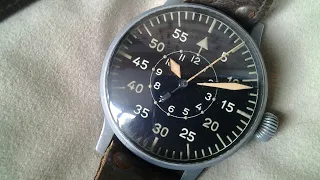 Laco B-UHR 1943 Luftwaffe pilot's watch Военные часы