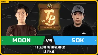 WC3 - [NE] Moon vs Sok [HU] - LB Final - TP League S2 Monthly 3