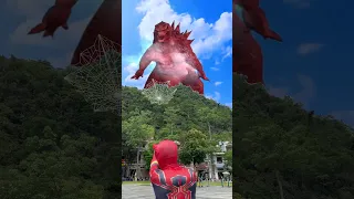 Spider Man Fights Vs Godzilla #shorts TikTok