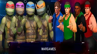 Power Rangers vs Ninja Turtles: WWE 2K23 War Games Match for Ultimate Hero Supremacy!