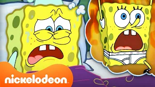 SpongeBob | Tiap Mimpi YANG PERNAH TERJADI di SpongeBob SquarePants 💭  | Nickelodeon Bahasa