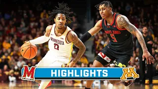 Maryland at Minnesota | Highlights | Big Ten Men's Basketball | Jan. 7, 2024