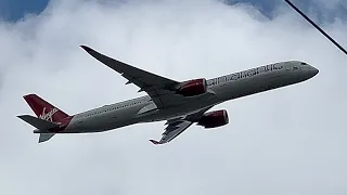 PLANESPOTTING FROM MY HOUSE! Departures from London Heathrow Airport - 25th April 2023 - 4K