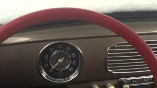 1957 VW Beetle 1200cc snowy cold start