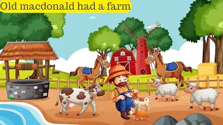 Old MacDonald Had A Farm | English Nursery Rhymes & Songs for children