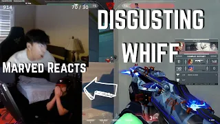 Marved REACTS to DISGUSTING WHIFF by FaZe Shanks... LOL | VALORANT Clips