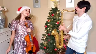 LAST CHRISTMAS (Home Version) Daniele Vitale & Karolina Protsenko | Sax e Violin