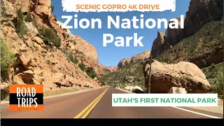 Scenic Drive from Virgin to Zion National Park, Utah • GoPro 4K