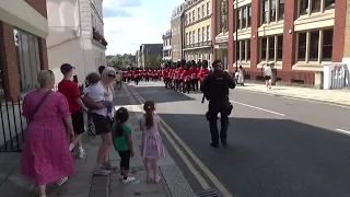 Band of the Coldstream Guards in Windsor 20 Jul 2023 - "The Mad Major" and "Shrewsbury Fair"