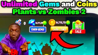 Plants vs Zombies 2 Hack with Unlimited Gems and Coins - PVZ 2 Mod Menu