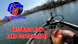 Get5Bass Raw - Dardanelle II #arkansasbassfishing #LakeDardanellebassfishing