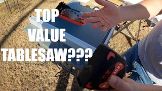 Craftsman 10" Portable Tablesaw Setup & Review.  Surprising Results?!