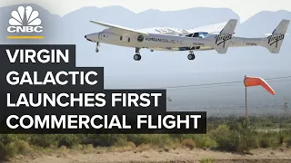 Watch Virgin Galactic fly its first paying customers to space for tourism — 6/29/23