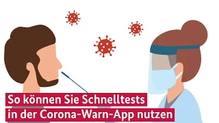 So können Sie Schnelltests in der Corona-Warn-App nutzen