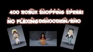 400 ROBUX SHOPPING SPREE! Roblox edit at the end!