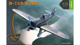 Unboxing CLEAR PROP CP72022  H-75N HAWK - 1/72 Scale Plastic Model Kit Store