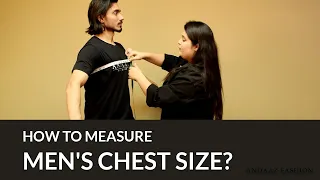 How To Measure Men's Chest Size? Chest Measurement | Andaaz Fashion