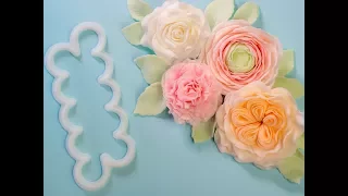4 Easiest Rose Cutter Ever flowers (Rose, Ranunculus, Carnation, English Rose.) - includes ads