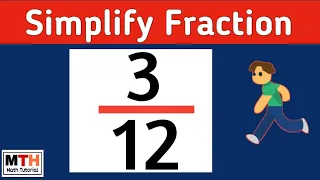 How to simplify the fraction 3/12 (reduced form) | 3/12 Simplified