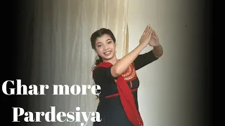 Ghar more Pardesiya | Kalank | Kathak dance cover | Miss Chowdhury