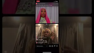 Lil Wayne calls Nicki Minaj a b**** on her live