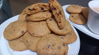 chocolate chip cookies | Kitchen With Hafsa | Happy Cooking |