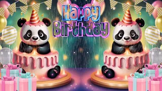 Panda Cake Bash | Birthday Song Edition | Happy Birthday Song 2024. #happybirthday