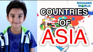 Countries of ASIA | Capitals | Flags | Map of Asia Continent | Regions|