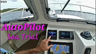 Garmin Autopilot Sea Trial on a Garmin Reactor 40, Hydraulic 1.2 Liter Autopilot Pump