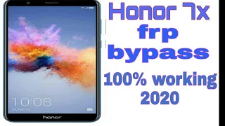 Honor 7x frp bypass new tricks 100% working (BDN-l21) without pc