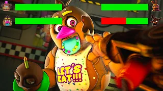 [SFM FNAF] FNaF Chocolate Animatronics Counter Jumpscares With Healthbars!